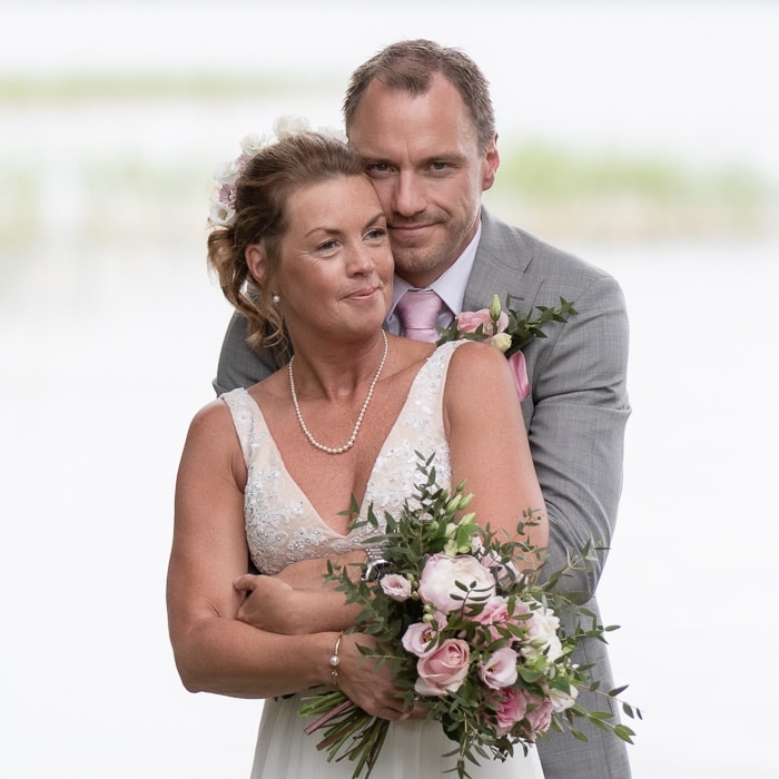 Bröllopsbilder - Nygifta och lyckliga